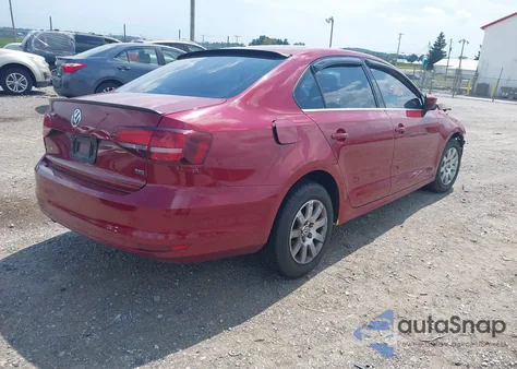 2017 Volkswagen Jetta 1.4T S из США, поврежденный, VIN 3VW2B7AJ4HM299405